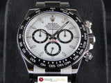 Rolex Daytona Ceramic Bezel White Dial Panda 126500 Unworn October 2024