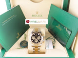 Rolex Daytona 18 ct. Yellow Gold / Stainless Steel Black Diamond Dial 126503 Unworn July 2024