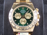 Rolex Daytona 18 ct. Yellow Gold Green Dial John Mayer 2 126508 New August 2025