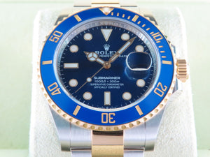 Rolex Submariner Date 41 mm Ceramic Bezel 18 ct. Yellow Gold / Stainless Steel Blue Dial 126613 October 2022