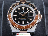 Rolex GMT Master II Ceramic Bezel 18 ct. Rose Gold / Stainless Steel Rootbeer 126711 (3rd Party Protective Stickers) May 2024