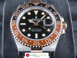 Rolex GMT Master II Ceramic Bezel 18 ct. Rose Gold / Stainless Steel Rootbeer 126711 (3rd Party Protective Stickers) December 2024