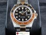 Rolex GMT Master II Ceramic Bezel 18 ct. Rose Gold / Stainless Steel Rootbeer 126711CHNR February 2019 (3rd Party Protective Stickers)