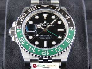 Rolex GMT Master II Ceramic Bezel Sprite Left Handed Jubilee 126720 Unworn July 2023