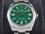 Rolex Oyster Perpetual Green Dial 41 mm 134300 New November 2025