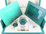 Rolex Oyster Perpetual Green Dial 41 mm 134300 New November 2025