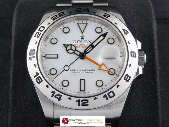 Rolex Explorer II 42 mm White Dial 216570 2012