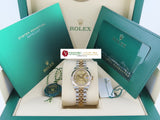 Rolex 28 mm 18 ct. Yellow Gold / Stainless Steel Champagne IX Star Diamond Dial 279173 January 2024