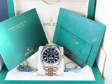 Rolex Sky Dweller Annual Calendar GMT 18 ct. Yellow Gold / Stainless Steel Black Dial Jubilee 326933 New September 2023