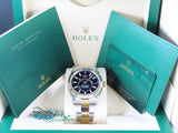 Rolex Sky Dweller Annual Calendar GMT 18 ct. Yellow Gold / Stainless Steel Black Dial 326933 New April 2023