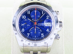 Tudor Prince Date Tiger Chronograph Blue Dial Jubilee Bracelet