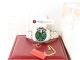 Tudor Prince Date Chronograph Green Dial Jubilee (Rolex Crown & Back Case) February 1997