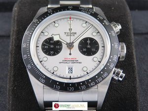 Tudor Black Bay Chrono White Panda Dial 79360 October 2021