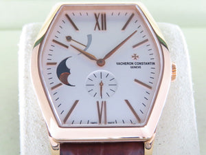 Vacheron Constantin Malte Moon Phase Power Reserve Manual Winding 18 ct. Rose Gold 42 mm 7000M June 2022 8 Years Warranty