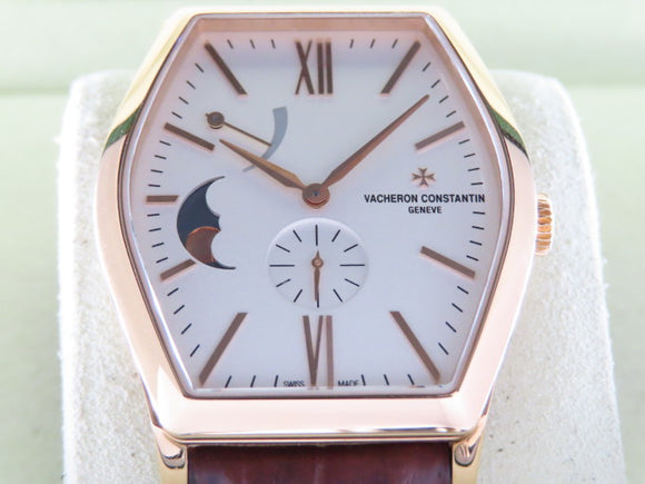 Vacheron Constantin Malte Moon Phase Power Reserve Manual Winding 18 ct. Rose Gold 42 mm 7000M June 2022 8 Years Warranty