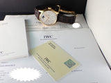 IWC Portuguese 7 Days Perpetual 18 ct. Rose Gold 42 mm 5022 Serviced 2018