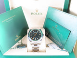 Rolex Milgauss Green Crystal Black Dial 116400 Unworn 2022