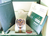 Rolex Daytona 18 ct. Yellow Gold / Stainless Steel Black Mother Of Pearl Dial Diamond Hour Markers 116523 2009