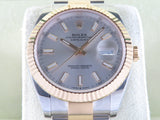 Rolex Datejust 41 mm 18 ct. Yellow Gold / Stainless Steel Silver Dial 126333 New Full Stickers