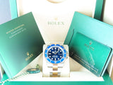 Rolex Submariner Date 41 mm Ceramic Bezel 18 ct. Yellow Gold / Stainless Steel Blue Dial 126613 New